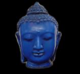 buddha candles blue