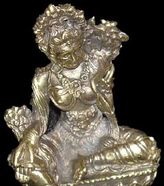 hindu and buddhist metal statues